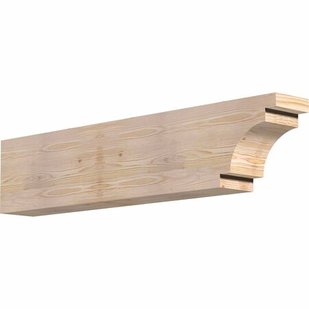 Ekena Millwork Mediterranean Rough Sawn Rafter Tail, Douglas Fir, 6"W x 10"H x 48"L RFT06X10X48MED00RDF